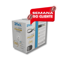 CABO PARA CFTV 4 PARES PREMIUM 305M - 2FLEX