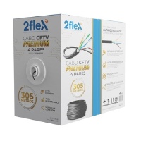 CABO PARA CFTV 4 PARES PREMIUM 305M - 2FLEX