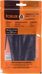 ABRACADEIRAS NYLON 100X2.5 PRETA C/100 - FOXLUX