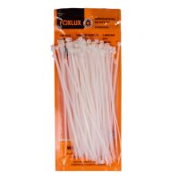 ABRACADEIRAS NYLON 200X3.5 BRANCA C/100 - FOXLUX