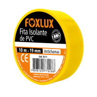 FITA ISOLANTE 10 MTS AMARELA - FOXLUX