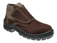 BOTINA NOBUCK VELCRO MARROM No42 - RHINO