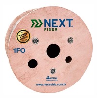 CABO OPTICO DROP SLIM FLAT 1FO LSZH 1KM - NEXT FIBER