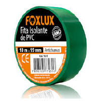 FITA ISOLANTE 10 MTS VERDE - FOXLUX