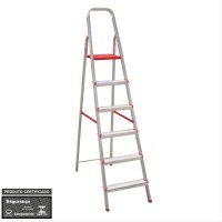 ESCADA ALUMINIO BOTAFOGO 120 kg - 6 DEGRAUS
