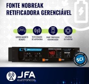 FONTE RET NOBREAK GER -48V/15A/15A CARGA - JFA