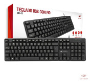 TECLADO USB COM FIO - C3TECH