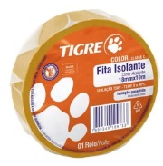 FITA ISOLANTE 18X10MT AMARELA COLOR TIGRE